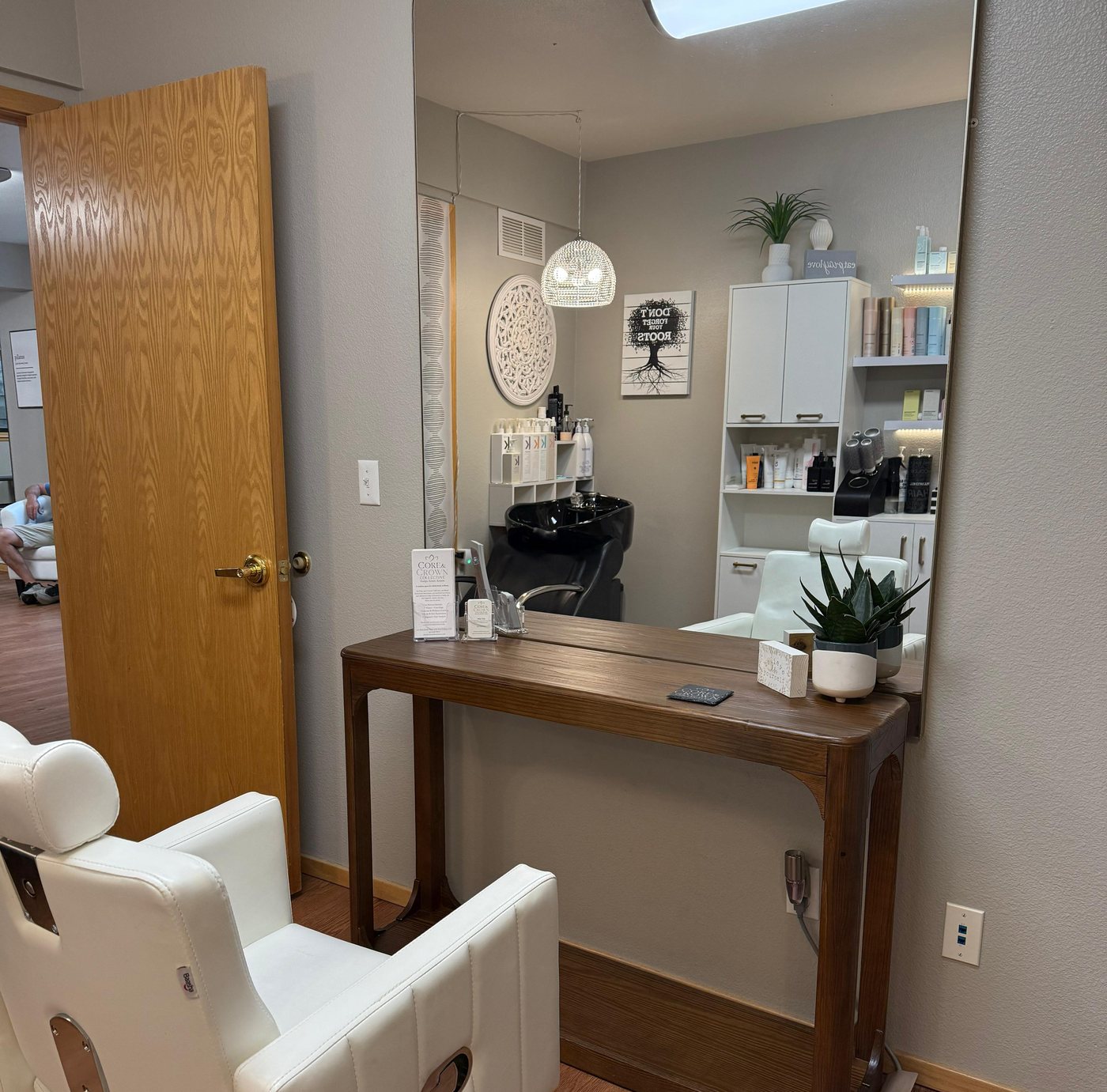 The nutrition coaching consultation room at Core & Crown Collective in Fort Collins